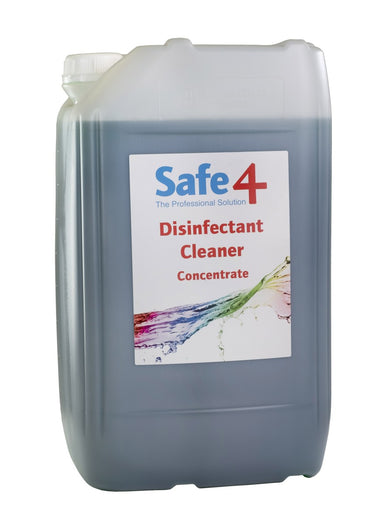 Safe4 Concentrated Disinfectant Cleaner, Apple Scent, 25 Litre